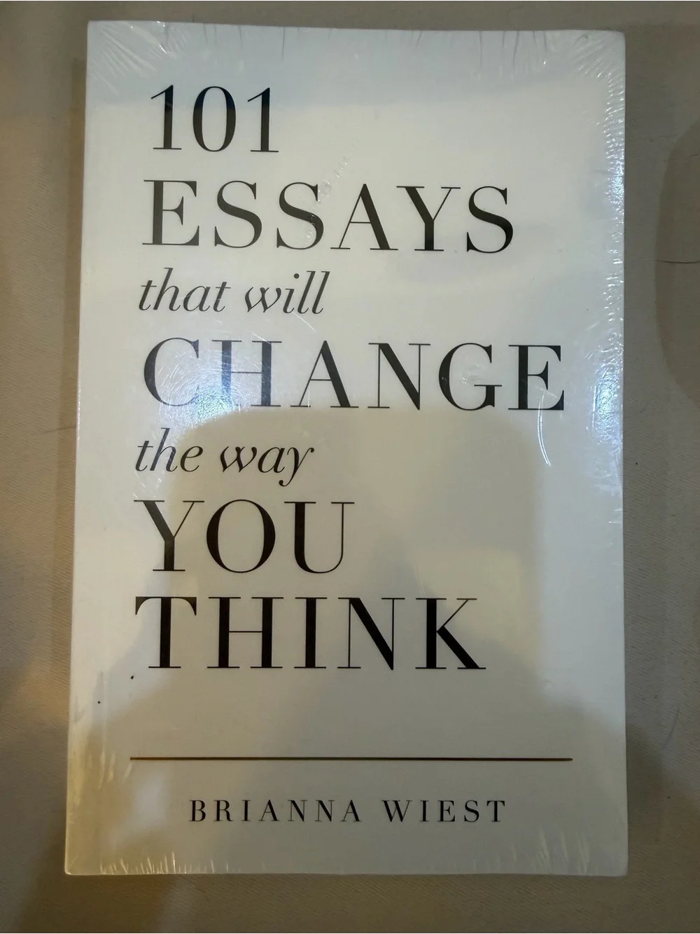 White & Black '101 Essays That Will Change the Way You Think' Book